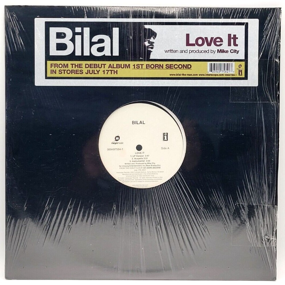 BILAL - LOVE IT - HIP HOP RAP MAXI SINGLE PROMO